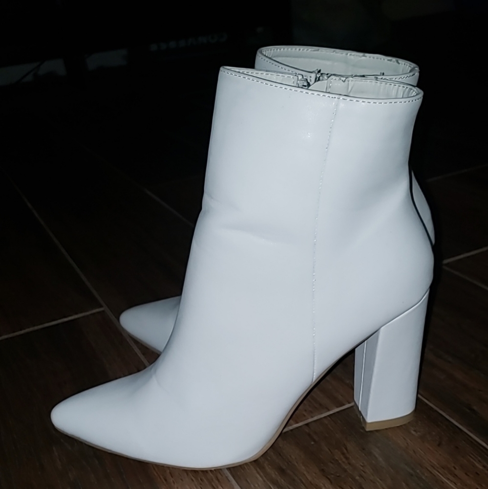 White booties